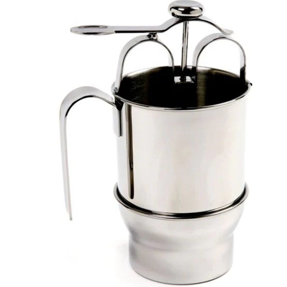 Norpro Stainless Steel Pancake Crepe Dispenser With Holder Easy Versatile NEW